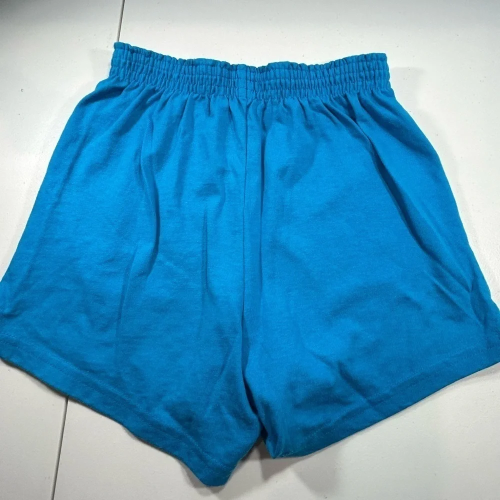 D15.9. Soffe Women’s Sz S shorts, teal color. - Picture 3 of 4